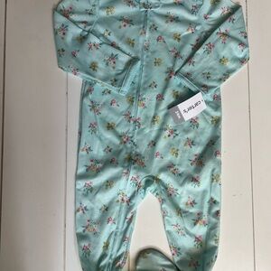 Carter's Mint Floral Kids ONE PIECE